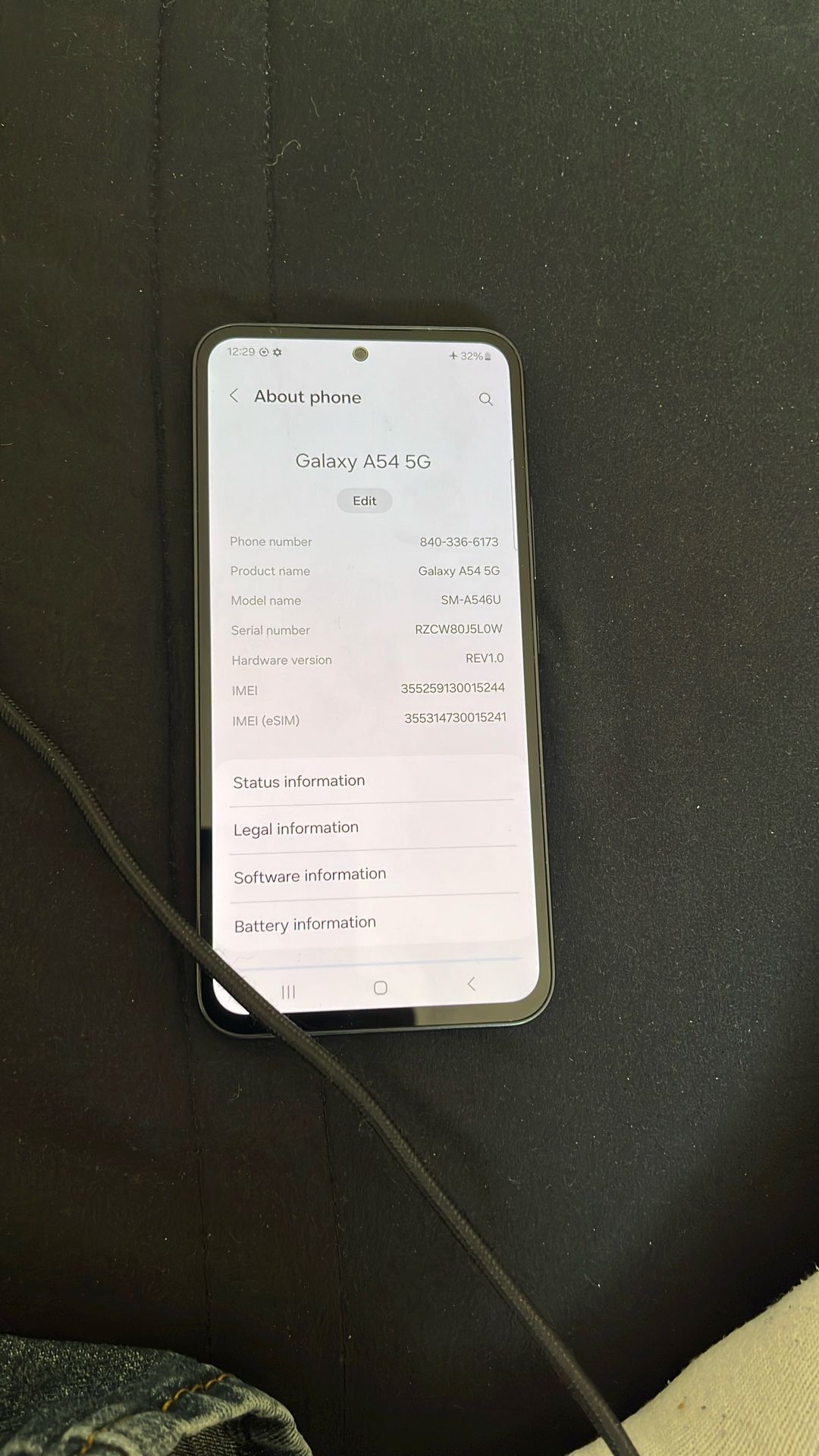 Samsung A54 5g Spectrum Like New