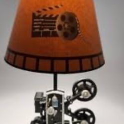 Cracker Barrel Vintage Movie Projector Lamp New 