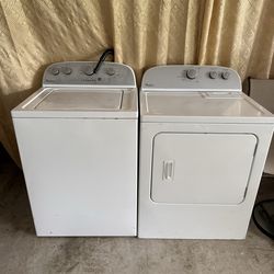 Whirlpool washer and dryer