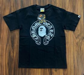 BAPE x Chrome Hearts Collab Graphic T-Shirt