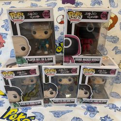 Funko Pop! Squid game lot of 5