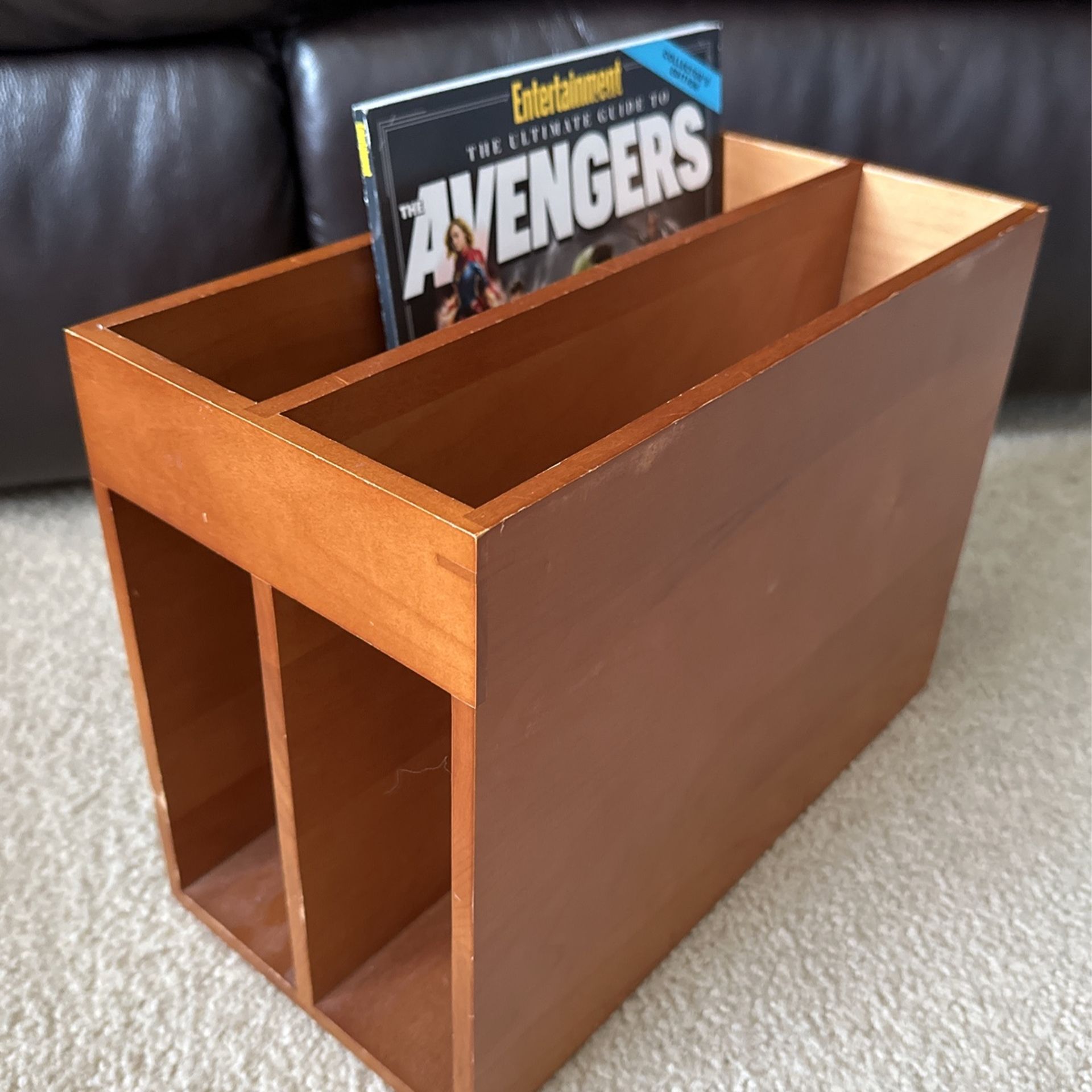 Wooden Magazine Rack