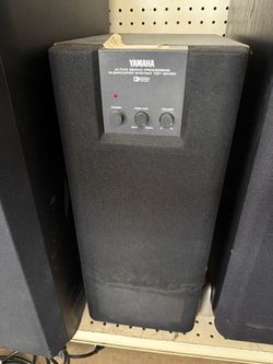 Yamaha YST-SW60 Powered Subwoofer - Black