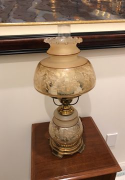 Vintage Hurricane Lamp
