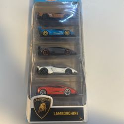 Hot Wheels Lamborghini 5 Pack 
