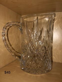 Ornate Crystal water pitcher