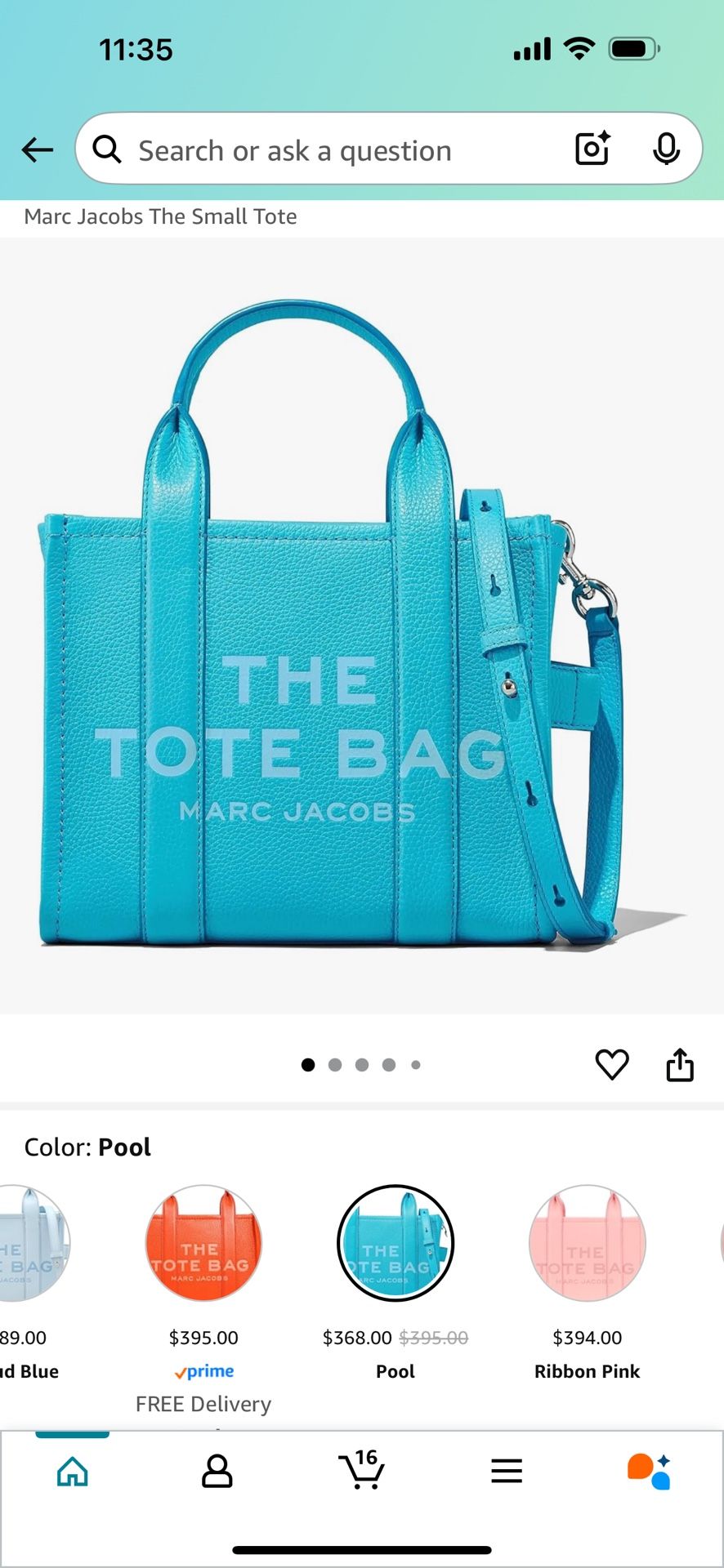 Used Like New Marc Jacob Tote Bag