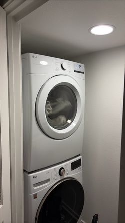 LG DRYER GAS WHITE 4.5 CU