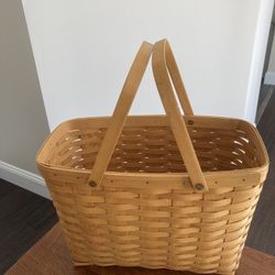 LONGABERGER MAGAZINE BASKET (2)