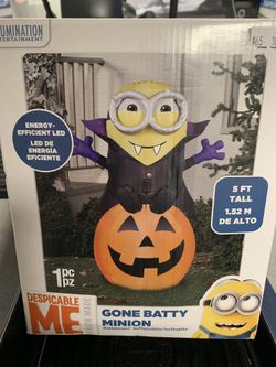 Airblown Gone Batty Minion Halloween