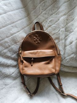Tory burch leather bagpack