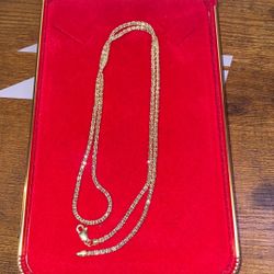 10k “Diamond Cut” Gold Chain