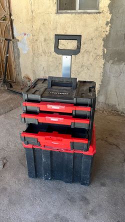 Craftsman 4 drawer verse stack and rolling storage