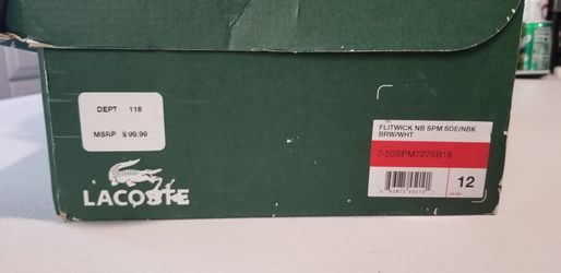 LACOSTE FLITWICK SHOES SIZE12