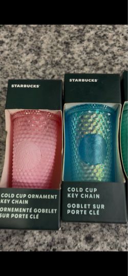 4 Starbucks keychains $10 each
