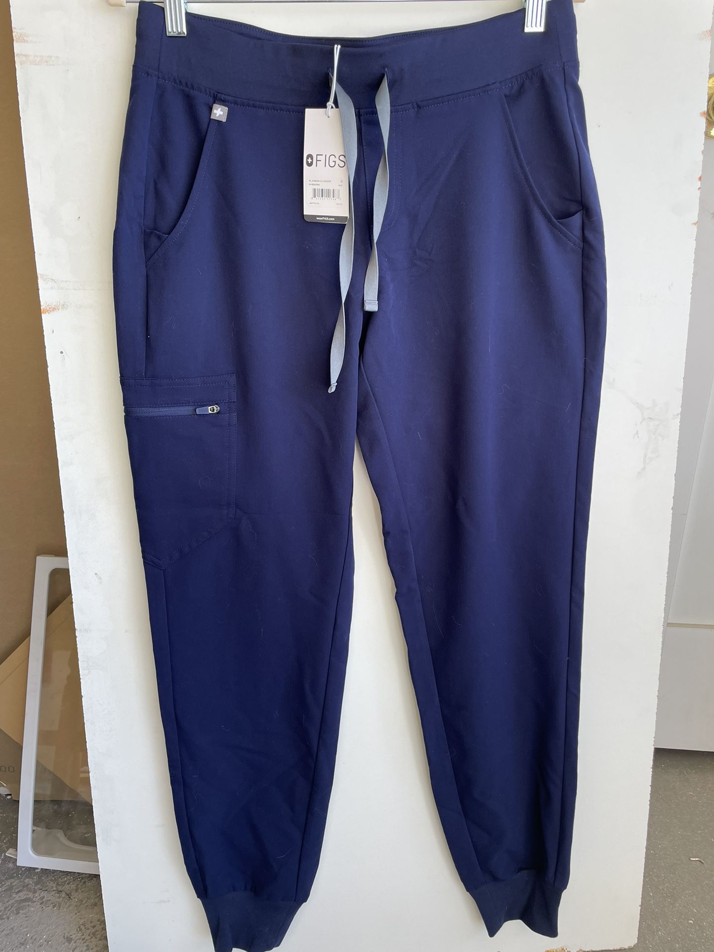 Small Navy Fig Zamora Jogger Scrub Pant Brand New With Tags