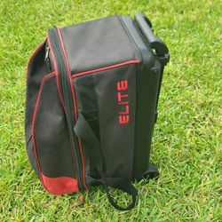 Bowling bag with wheels for 2 balls