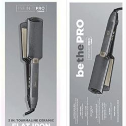 INFINITIPRO BY CONAIR Tourmaline Ceramic Flat Iron, 2-inch
