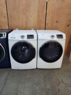🥵Hot Summer Sale! Samsung Front Load Washer Dryer Electric Set-Warranty Included