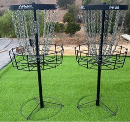 MVP Black Hole Pro HD Disc Golf Baskets (Pair)
