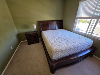 Queen Bed Set with Matching Night Stands