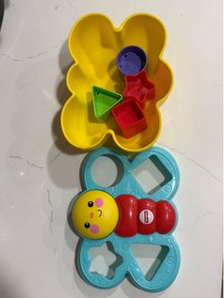 Fisher-Price butterfly caterpillar shape sorter baby toddler toy