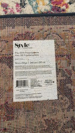 Oriental Rug 123” long 94” wide