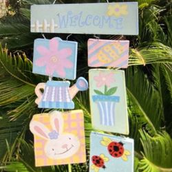 Spring Wooden Yard Decoration