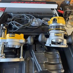 Dewalt Router Combo (2 1/4 HP Router, Plunger, Edge Guide)