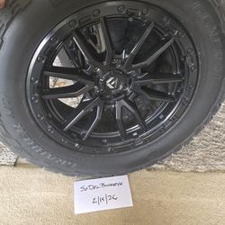 F150 Fuel Rims with General Grabber ATx tires used