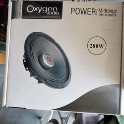 8" Oxygen Audio Speakers 
