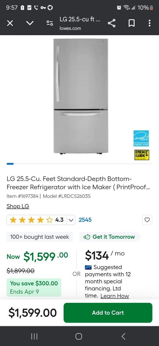 LG Refrigerator