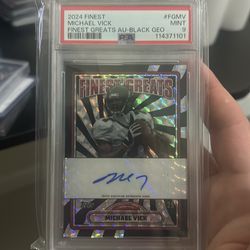 2024 Topps Finest Michael Vick Autograph