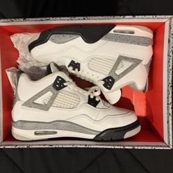 Jordan Retro 4 White Cement 