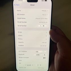 Apple iPhone 16 Pro Max 256GB Verizon 