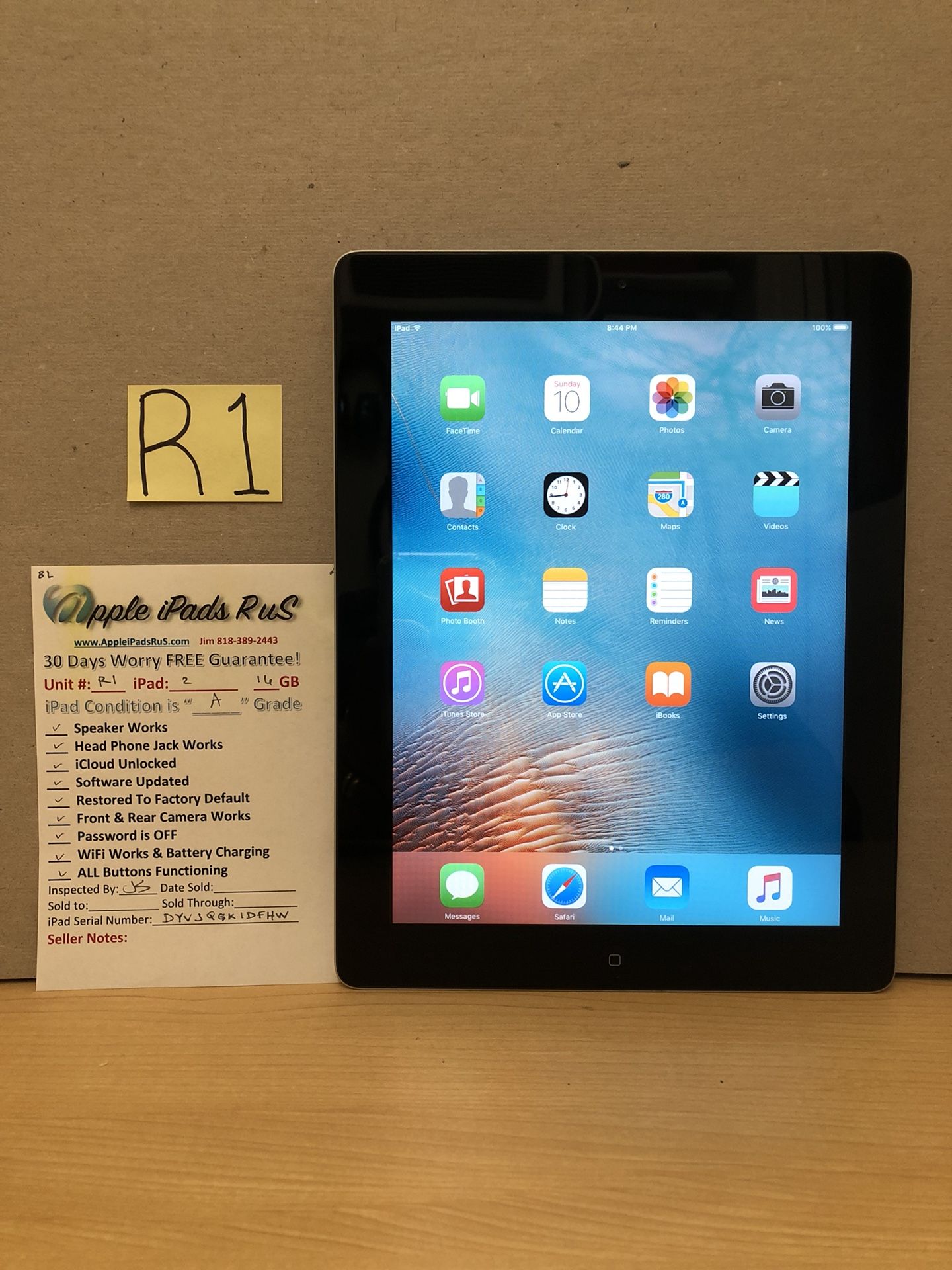 R1 - iPad 2 16GB