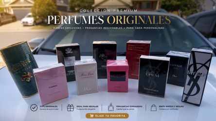 Sale of perfumes from well-known brands
