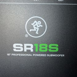 Mackie SR18S 18” Subwoofer
