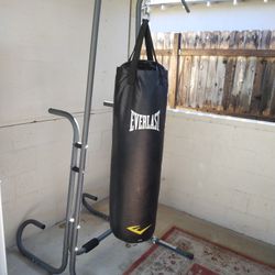 Power Power With A 100 Lb Punching Bag