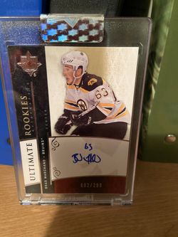 Bruins Auto and Jersey Card