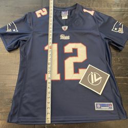 New England Patriots Tom Brady Jersey Reebok Womens Size Large