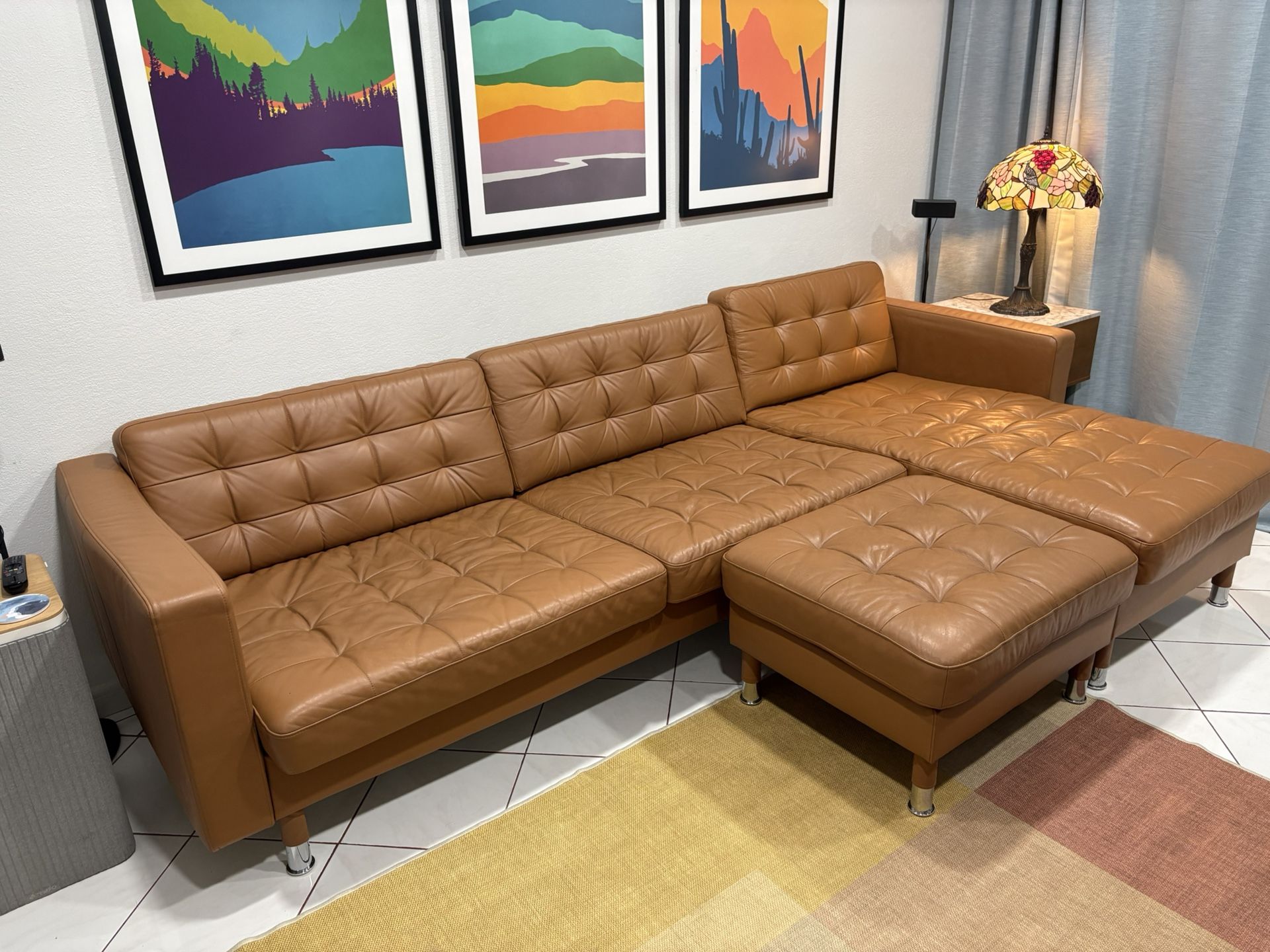 Morabo IKEA Sofa with ottoman