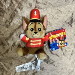 New 2022 Disney Parks Dumbo circus Timothy Mouse Wishables Plush NWT stuffed ani