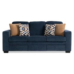 Homeworks Navy 83'' Sofa with USB & USB-C Ports