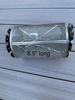 Rotisserie Basket 8.5 Inch Stainless Steel