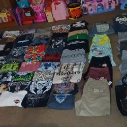 65 Piece Y2K Style, Y2K Brands, Affliction, Affliction Style, Oakley, Y2K Harley, Billabong, Volcom, Oneill, Coogi, South Pole, Santa Cruz, Choppers, 