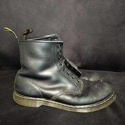 Men's Vintage Black Dr Martin Combat Boots (Size 13)