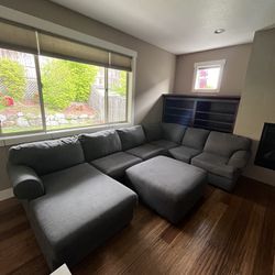 sectional gray couch