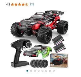1:18 RC Cars, 2.4GHz 4WD High Speed 40 KM/H Remote Control car with Drift Wheel,
