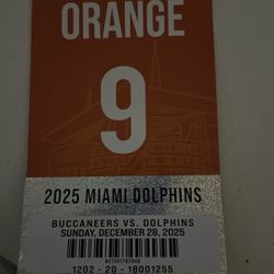 Dolphins Vs Bucs 12/28/25